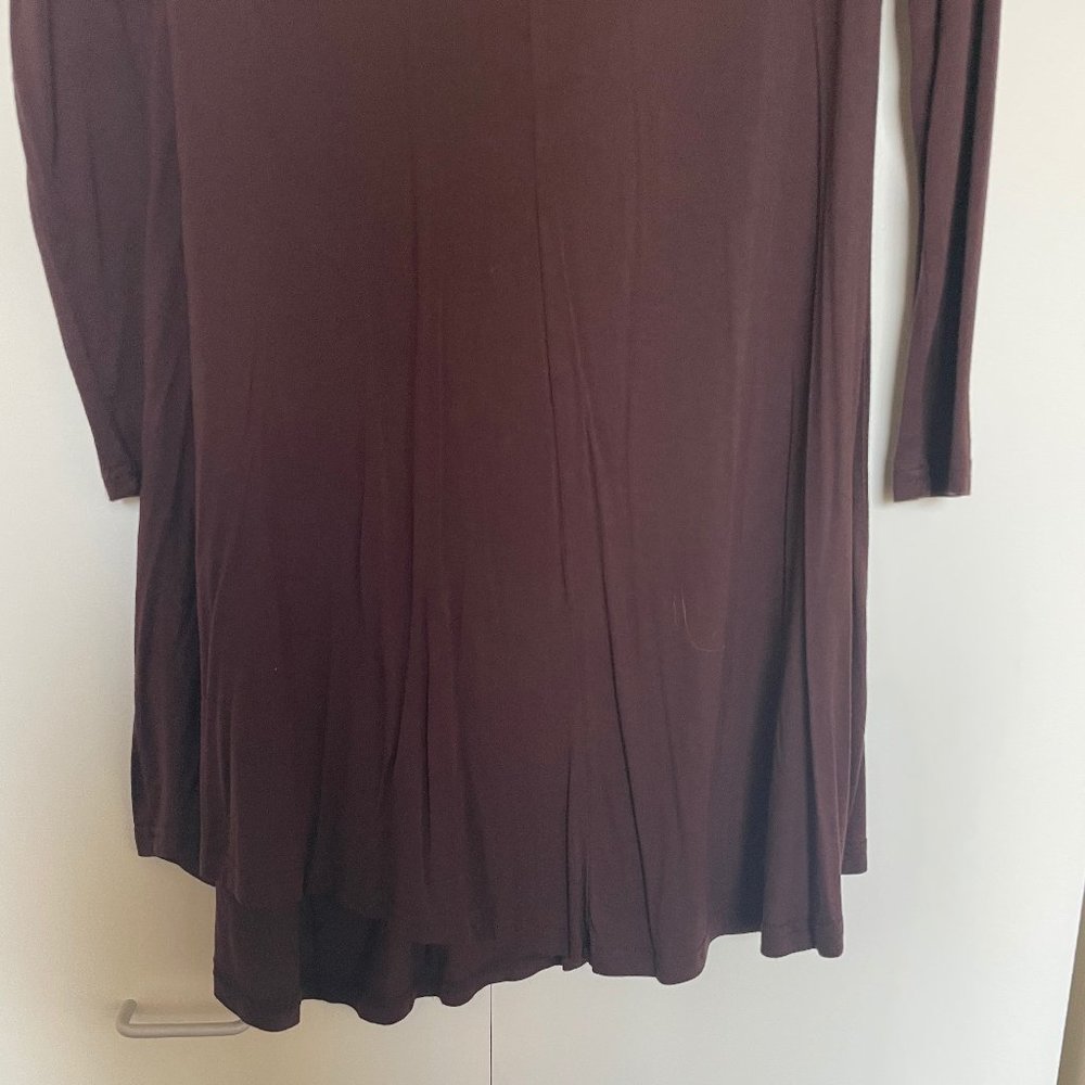 Brown Shirt Dress - Picture 2 of 4